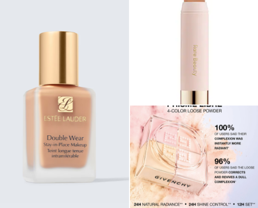 Favorite makeup products cover photo collage