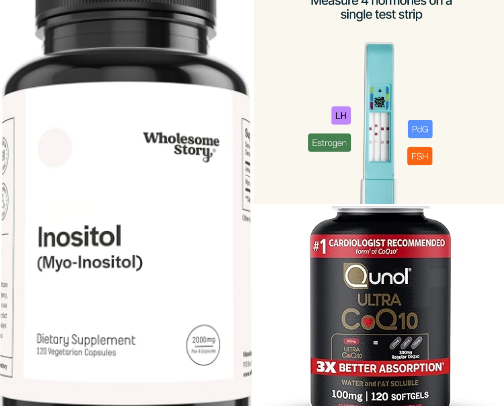 Trying to conceive with PCOS cover photo collage