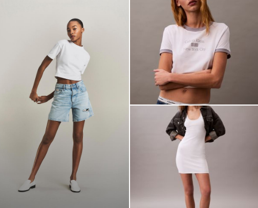 Calvin klein wear cover photo collage
