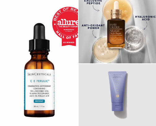 Luxury Skincare Staples cover photo collage