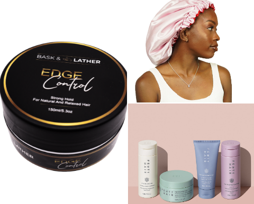 curly/coily hair must haves cover photo collage