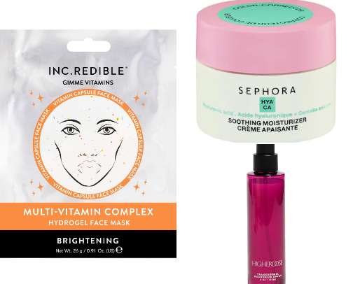 skincare extras/luxuries cover photo collage