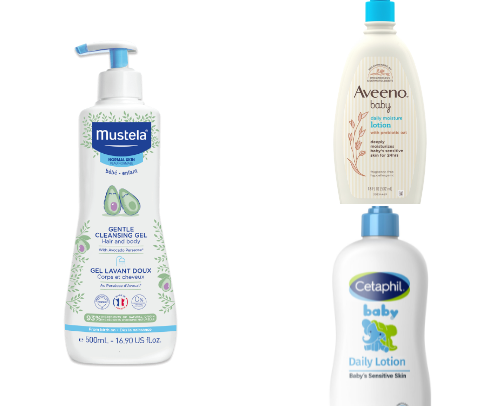 👶Gentle & Safe Newborn Skincare Essentials cover photo collage