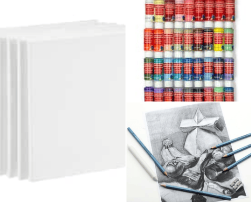 My Art Supplies cover photo collage