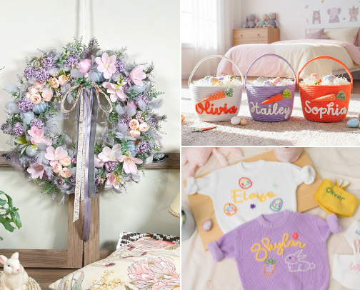 Easter Trending Decoration cover photo collage