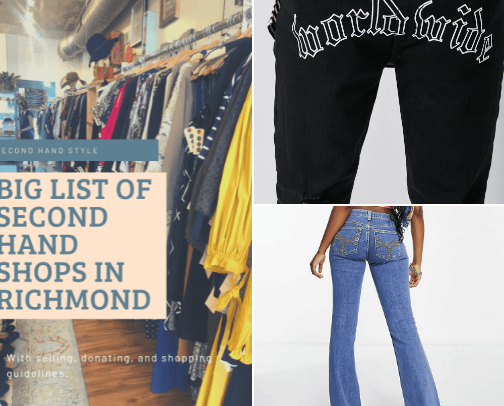 Second hand and clothes 👗👖 cover photo collage