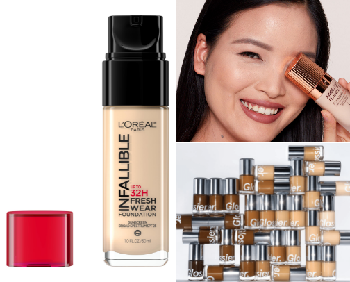 AMAZING foundation for oily/combination skin🤍 cover photo collage