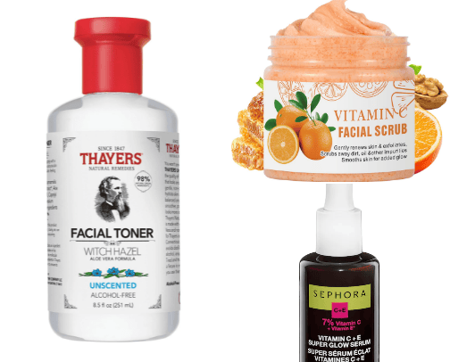 Skin Care cover photo collage