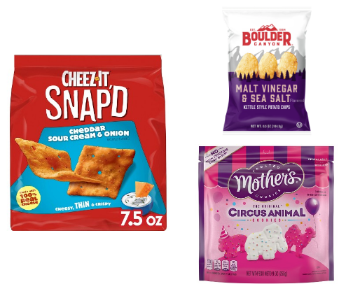 My Favorites in the Snack Aisle!! (...they're mostly cheese 🧀) cover photo collage