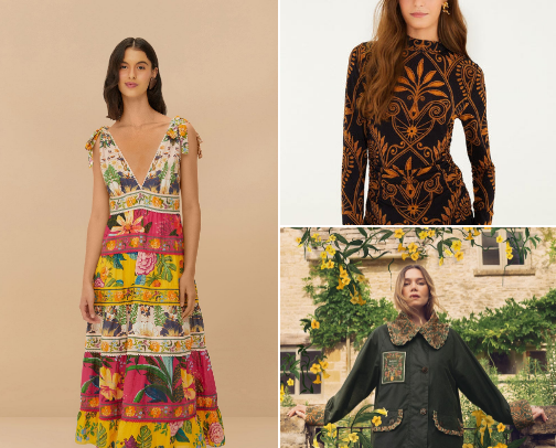Casual and Party wear dresses cover photo collage