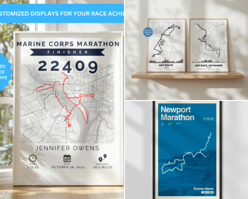 Personalized Running Gifts I Actually Give My Marathon-Obsessed Friends cover photo collage