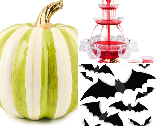 Halloween decorations cover photo collage