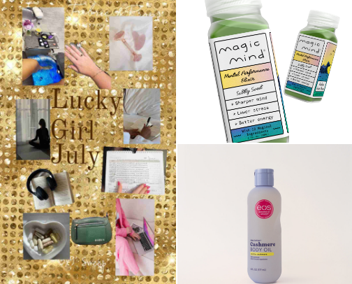 Lucky Girl July cover photo collage