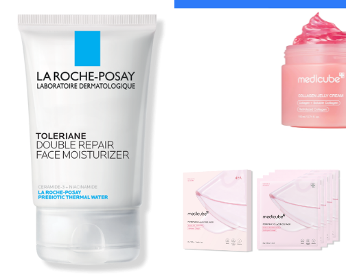 Find hydrated, glowy skin here! cover photo collage