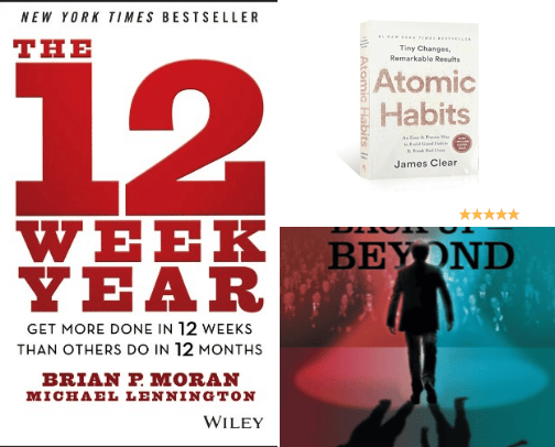 Motivating Books in 2024 cover photo collage