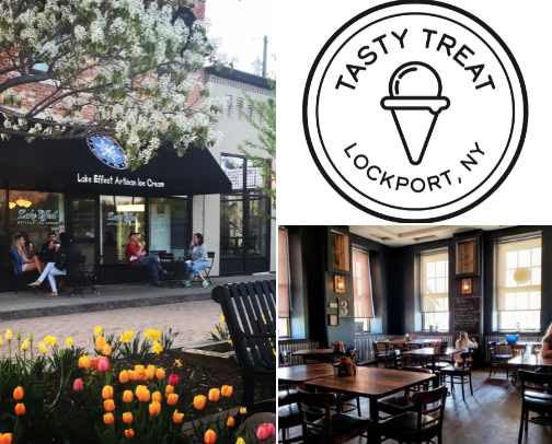 places to eat in western New York cover photo collage