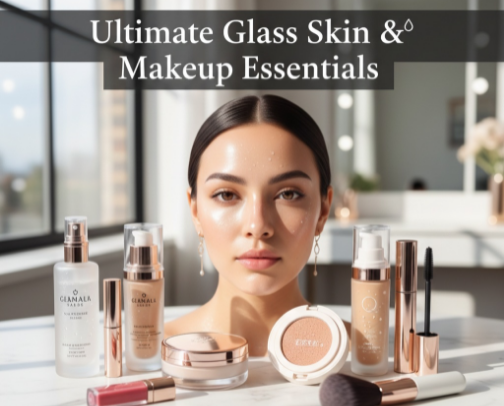 Ultimate Glass Skin and Makeup Essentials cover photo collage
