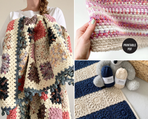 Crochet Patterns cover photo collage