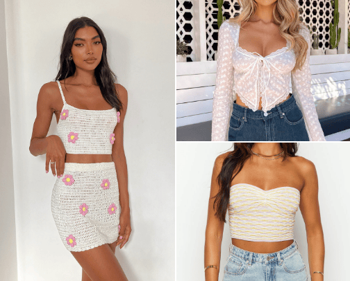 Summery Tops cover photo collage