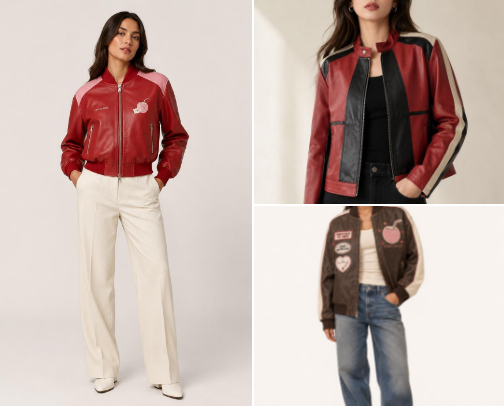 Moto Jackets, Y2K Hoodies & Cozy Sets I’d Actually Wear cover photo collage