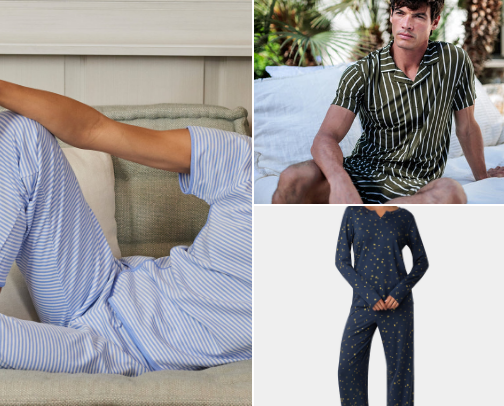 Sleepwear cover photo collage