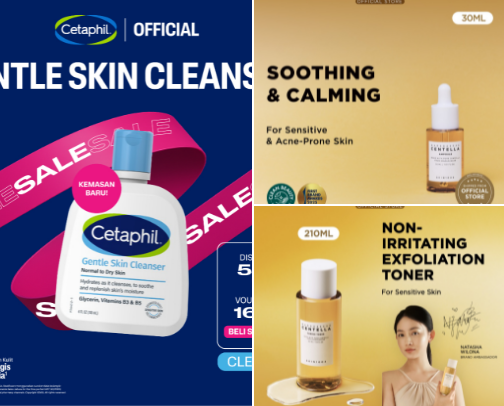 Best Shooting & Hydrating Skincare cover photo collage