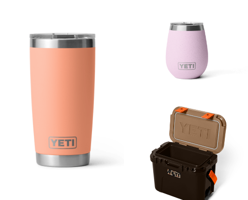 Cups and coolers cover photo collage