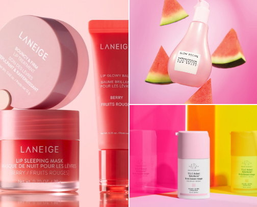 My favorite skincare picks cover photo collage
