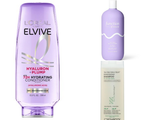 Hair care for dry brittle hair and dry scalp cover photo collage