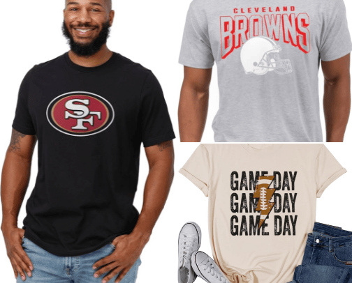 Sports spiritwear cover photo collage