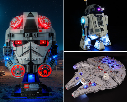 Lighttailing LED Bricks cover photo collage