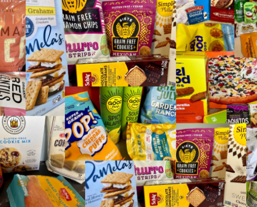 Gluten free snacks 😋 cover photo collage