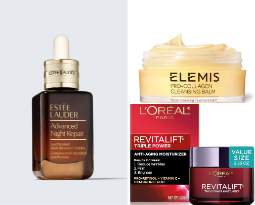 For Mature Skin with Wrinkles cover photo collage