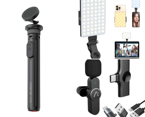 UGC CREATOR EQUIPMENT cover photo collage