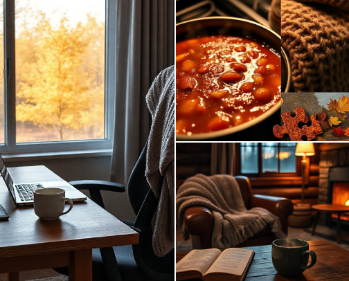 Get Cozy This Autumn Season: 10 Cozy Fall Activities At Home cover photo collage