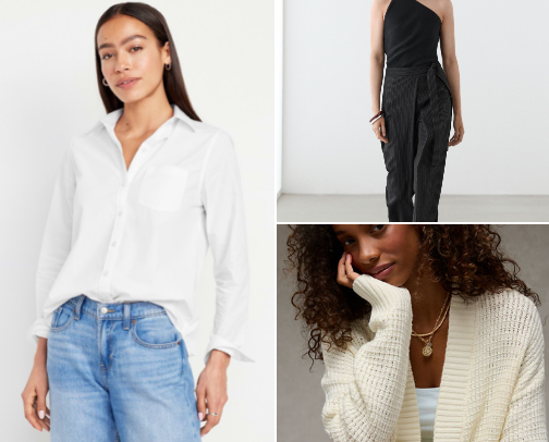 Capsule Wardrobe Must-Haves 🤍 cover photo collage