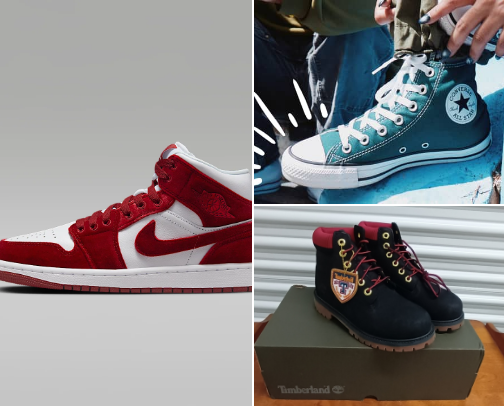 Shoes cover photo collage