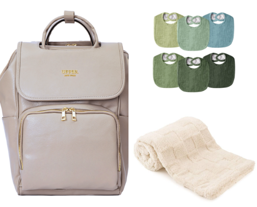 mommy & baby’s go bag ❤︎ cover photo collage