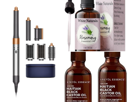 Favorite hair products and hacks cover photo collage