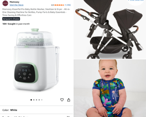 Baby registry worth the hype cover photo collage