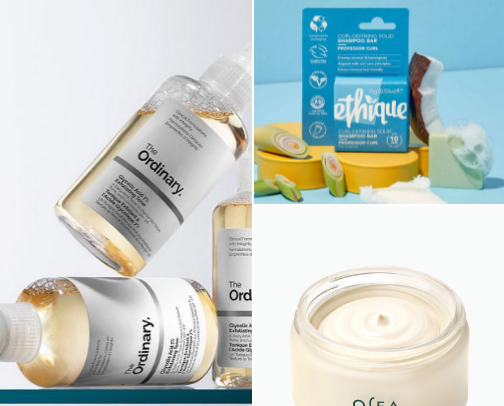 Shower essentials cover photo collage