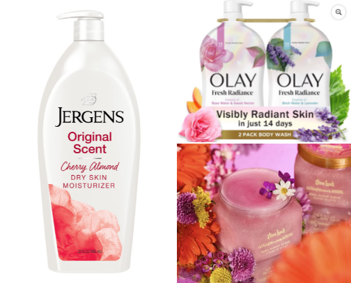 Body Products cover photo collage