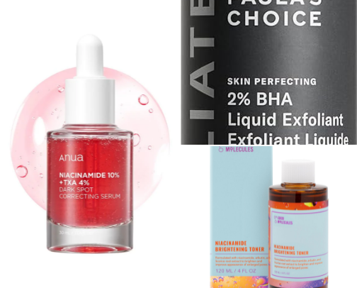Beauty and Makeup Products (Oily skin) cover photo collage