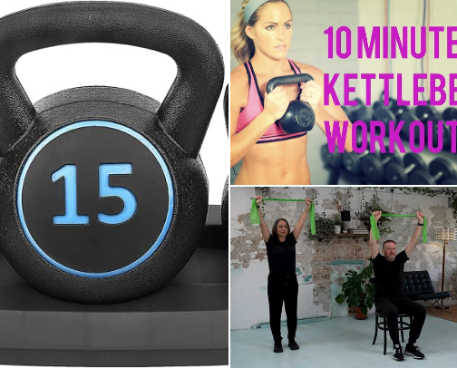 At Home workout 🏋️‍♀️ cover photo collage