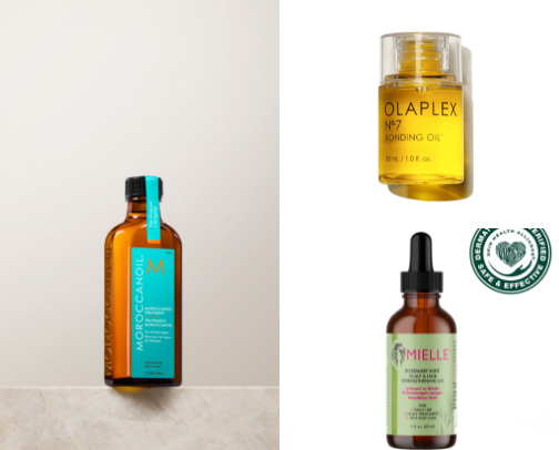Hair oils for growth and beauty cover photo collage