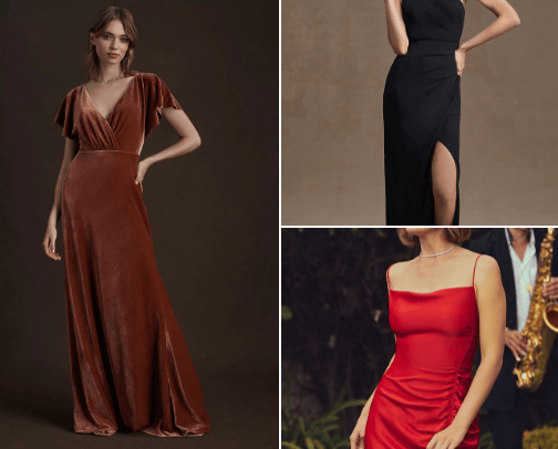 elegant dresses ✨ cover photo collage