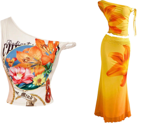 Y2K Tropical Outfits & Accessories 🥥 cover photo collage
