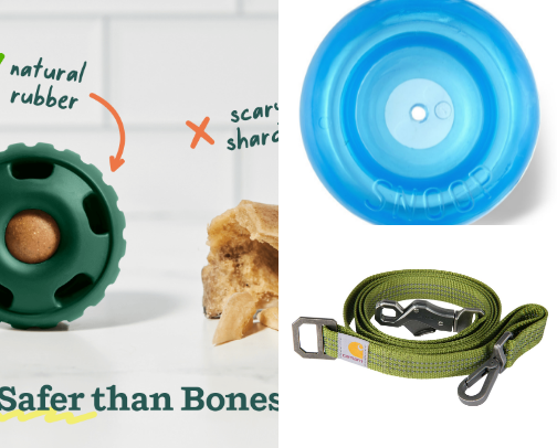 Bark-Worthy Favorites: Toys, Treats & Gear cover photo collage