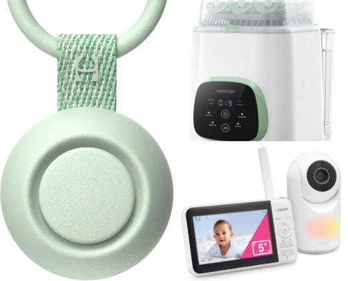 15 Baby Products From my Registry That I Still Use a Year Later cover photo collage