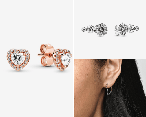 Earrings cover photo collage